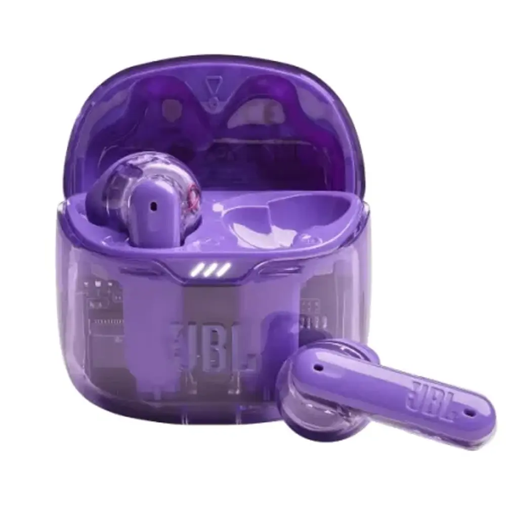 JBL Tune Flex Ghost Edition ANC True Wireless Earbuds – Color: Purple – View 1
